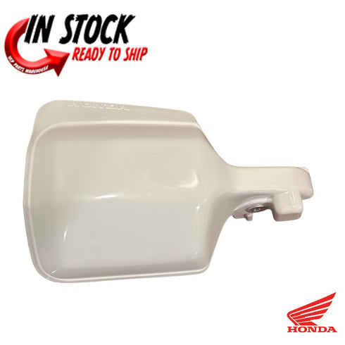 HONDA RIGHT HANDGUARD SPLASH GUARD KNUCKLE 2009-2024 XR650L (ROSS WHITE) OEM