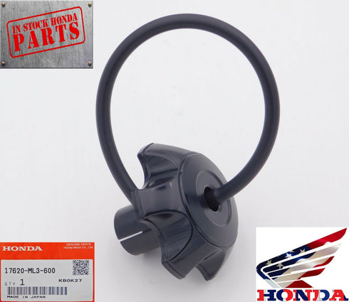 HONDA CR80 CR85 CR125 CRF150R CR250 CR500 GAS TANK FUEL CAP, 17620-ML3-600