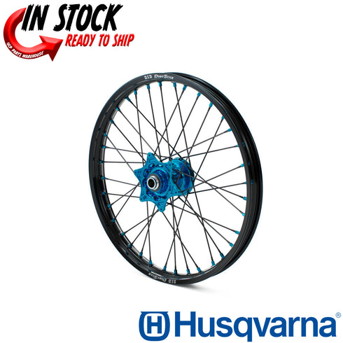 Husqvarna FACTORY FRONT WHEEL 1.6X21" Black/Anodized Blue DID Dirtstar