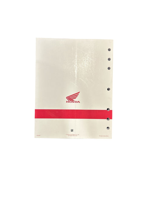 HONDA 2015-2025 PIONEER 500 520 REPAIR SHOP SERVICE MANUAL BOOK 61HL507 OEM