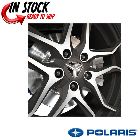 POLARIS SLINGSHOT WHEEL CAPS - MATTE BLACK - GENUINE OEM NEW 2884819-458 3 Pack