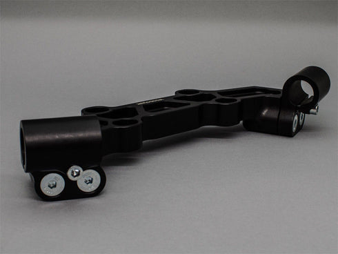 YAMAHA 2017 FZ10 1" INCH WOODCRAFT RACING CLIPON ADAPTER PLATE WITH BLACK BARS