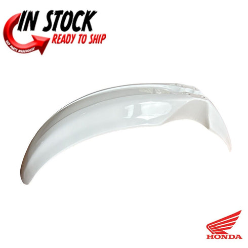 HONDA GENUINE FRONT FENDER 1993-2024 XR650 L OEM ROSS WHITE MUD GUARD OEM