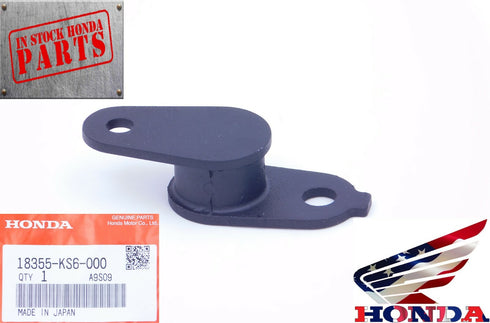 1986-07 CR125 CR250 Honda OEM Exhaust Head Pipe Rubber Mount Stay Bracket Hanger