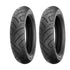 SHINKO MOTORCYCLE CRUISE SR 777 TIRE SET 100/90-19 FRONT 160/70-17 REAR