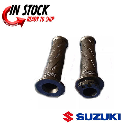 SUZUKI GRIP  THROTTLE TUBE SET GRIPS GSXR 600 750 1000 V-STROM DL 650 AN400 OEM