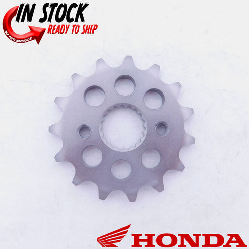 HONDA FRONT DRIVE SPROCKET 15T 2007 - 2021 CRF150 R R/B GENUINE OEM NEW