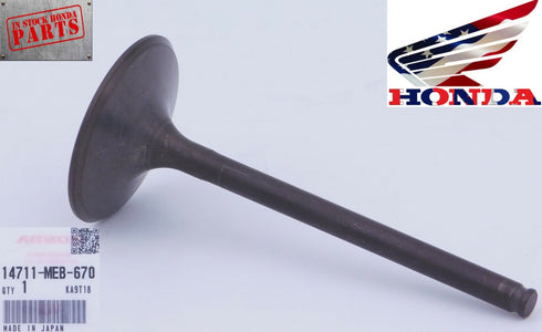 INTAKE VALVE 14711-MEB-670 OEM HONDA CRF450R TRX450R GENUINE OEM
