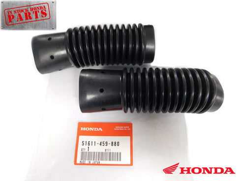 Honda Fork Boots S 90 CT 90 110 CB 125 Trail Gaiters Cover Boot Set OEM Genuine