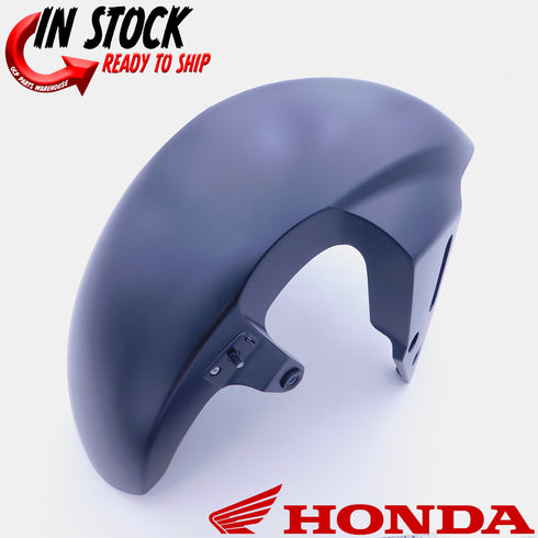 HONDA FRONT FENDER (BLACK METALLIC) 22-26 GROM 125 GENUINE OEM  61100-K26-G00ZC