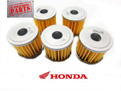 2002-2019 Honda CRF 150R 250 R X 450R OEM 5 Oil Filter S 15412-MEN-671 (5 Pack)