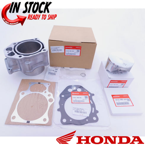 HONDA TOP END KIT WITH CYLINDER 2020 - 2022 TRX 520 FOREMAN OEM NEW GENUINE