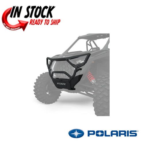 POLARIS FRONT HIGH COVERAGE BUMPER MATTE BLACK 2025 RZR PRO XP OEM 2890388-458