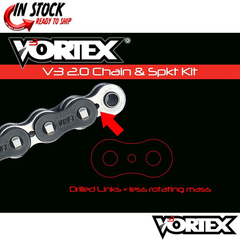Honda VFR750F 90-97 Vortex 530 Chain and Sprocket Kit 16-43 Tooth CK2139