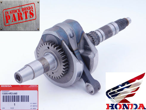 HONDA ENGINE MOTOR CRANKSHAFT 13000-HR3-A40 FOREMAN PIONEER RUBICON OEM NEW