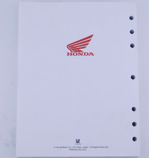 HONDA OEM SERVICE REPAIR MANUAL JETSKI 04 05 06 07 ARX1200 N3 T3 T3D 61HW153
