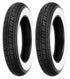 New Shinko 3.50-10 SR550 White Wall Tire Set Vespa Large Frames, P Series, PX