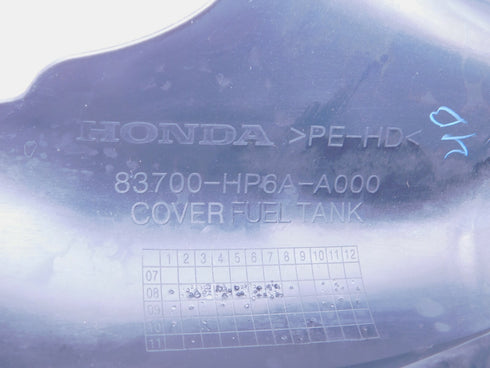 HONDA BLACK GAS TANK COVER 2008-2009 TRX700XX TRX 700XX OEM 83700-HP6-A00ZA