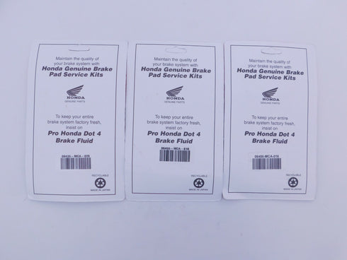 HONDA BRAKE PAD KIT FRONT / REAR 2001-2017 GOLDWING GL1800 & F6B OEM NEW