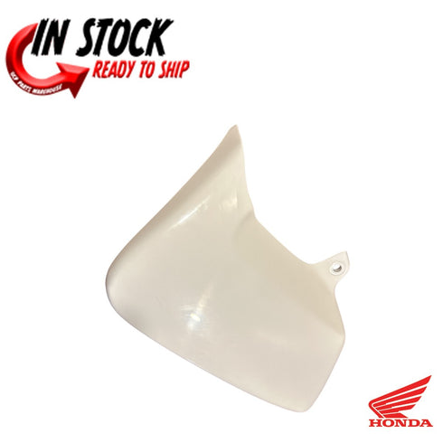 HONDA LEFT SIDE SHROUD FENDER (ROSS WHITE) NH196 2001-2024 XR650L OEM GENUINE
