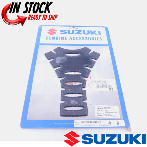 SUZUKI CARBON FIBER FUEL TANK PAD 1999-2021 SUZUKI HAYABUSA GSX1300R NEW OEM