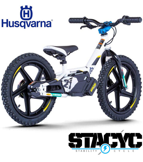 STACYC 16eDRIVE HUSQVARNA FACTORY REPLICA STABILITY CYCLE / BALANCE BIKE