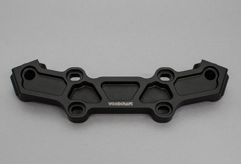 YAMAHA 2017 FZ10 1" INCH WOODCRAFT RACING CLIPON ADAPTER PLATE WITH BLACK BARS
