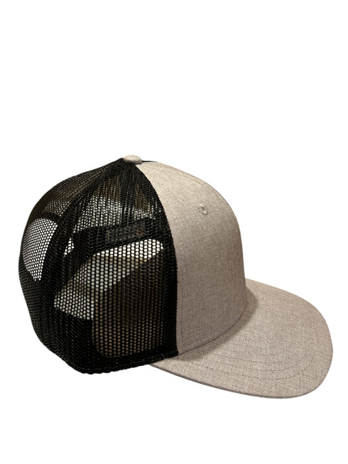 SUZUKI MESH HAT CAP HAYABUSA KANJI LOGO LIGHT HEATHER GREY GENUINE OEM NEW