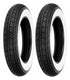 SHINKO SR550 WHITE WALL SCOOTER TIRES HONDA ELITE & YAMAHA VINO/RIVA 3.50-10