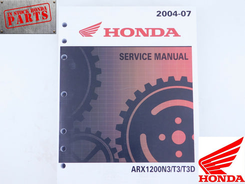 HONDA OEM SERVICE REPAIR MANUAL JETSKI 04 05 06 07 ARX1200 N3 T3 T3D 61HW153