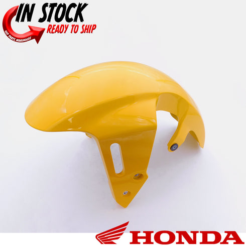 HONDA FRONT FENDER (QUEEN BEE YELLOW) 22-23 GROM 125 GENUINE OEM 61100-K26-G00ZA