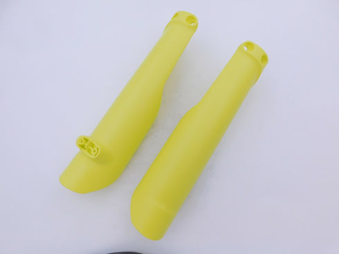 NEW Husqvarna FORK GUARD PROTECTION YELLOW FE FC FX TE TX 18-22 25001094100DB