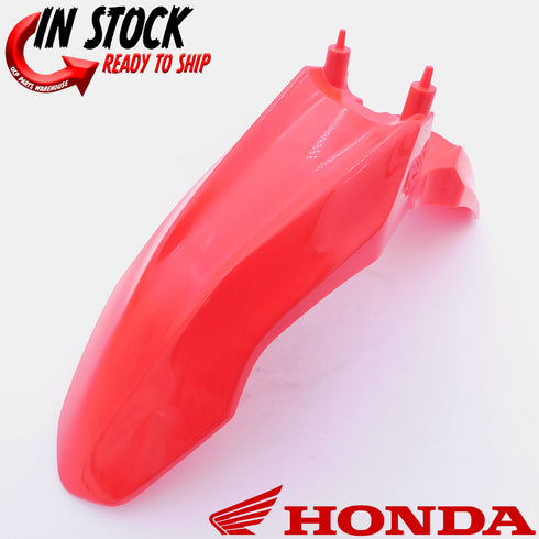 HONDA FRONT FENDER (EXTREME RED) R292R 2013 - 2018 CRF110F GENUINE OEM NEW