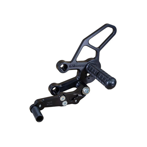 WOODCRAFT RACING FOOTPEG REARSET COMPLETE W/ PEDALS YAMAHA 2022-2023 YZF-R7