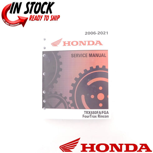 HONDA SERVICE MANUAL REPAIR BOOK 2006-2021 RINCON 680 FA/FGA OEM AUTHENTIC NEW