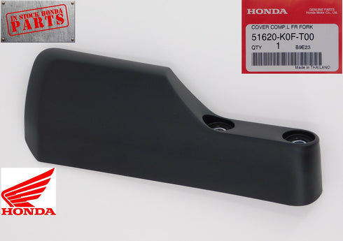 HONDA LEFT FRONT FORK LOWER BLACK GUARD 19-2023 MONKEY 125, Z125 51620-K0F-T00