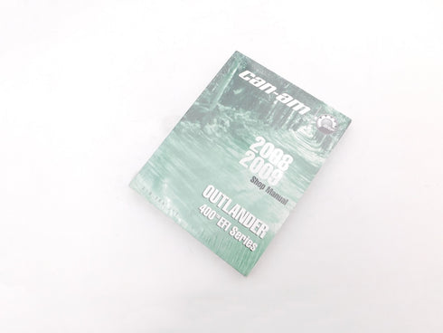 CAN-AM 2008-2009 OUTLANDER 400 EFI SHOP SERVICE MANUAL REPAIR BOOK PN 219100311