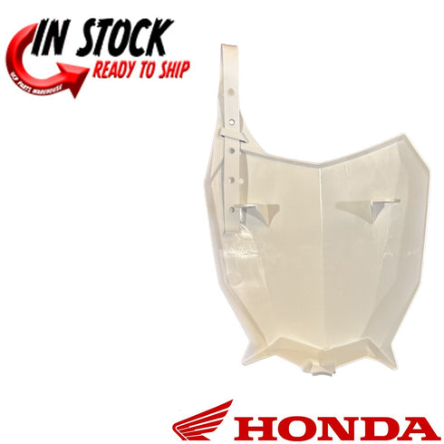 HONDA FRONT NUMBER PLATE 19-2024 CRF110F GENUINE OEM AUTHENTIC 61140-KYK-H60ZA