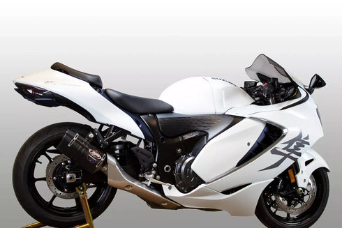 M4 EXHAUST DUAL SLIP-ON MUFFLERS CANISTERS CARBON 2022-2025 HAYABUSA SU8324