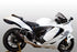 M4 EXHAUST DUAL SLIP-ON MUFFLERS CANISTERS CARBON 2022-2025 HAYABUSA SU8324