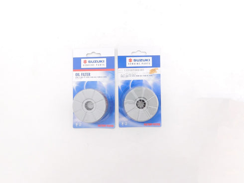 SUZUKI OIL FILTER 16510-37450 - 2 PACK GENUINE OEM AUTHENIC NEW