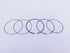 NEW OEM HONDA STANDARD PISTON RING SET 2007-2020 TRX420 RANCHER 13010-HP5-600