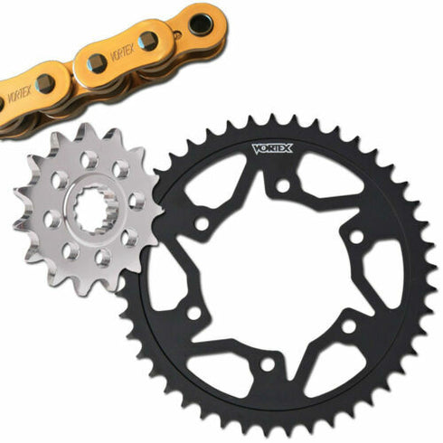 Vortex Honda CBR929RR 2000-2001 V3 2.0 Gold Chain Sprocket Kit 15-45 G520RX3