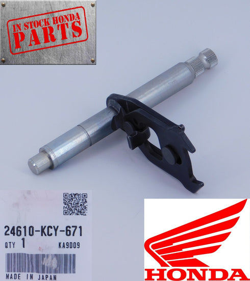 GENUINE HONDA OEM GEARSHIFT SPINDLE XR400R, TRX400EX, TRX400X 24610-KCY-671