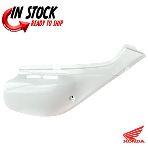 HONDA RIGHT SIDE COVER NUMBER PLATE PANEL 1993-2024 XR650L OEM GENUINE WHITE