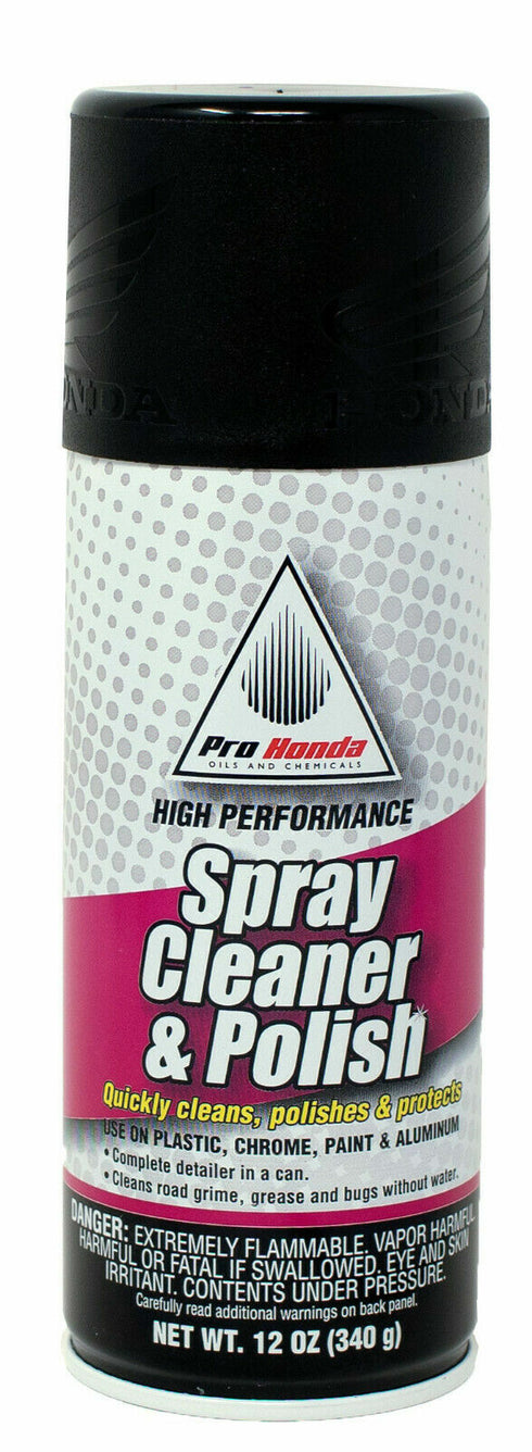 HONDA PRO SPRAY CLEANER AND POLISH 12 OZ . GENUINE OEM AUTHENTIC