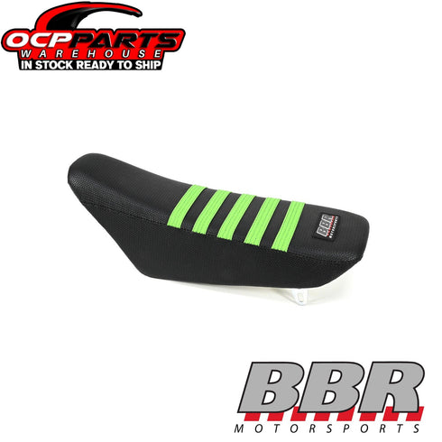 BBR TALL SEAT ASSEMBLY GREEN RIBBED 02-PRESENT KLX110 110L 716-KLX-1152