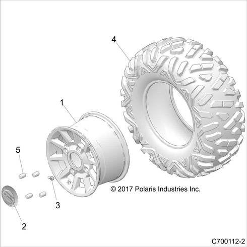Pure Polaris Center Cap RZR 1000XP XP4 RZR Turbo Turbo 4 RZR 1000 Turbo 2017-19