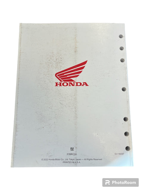 HONDA SERVICE MANUAL 2018-2020 GOLDWING GL1800 B/BD/D/DA OEM NEW GENUINE