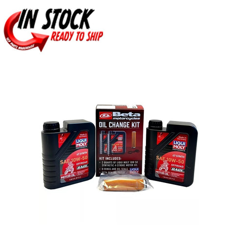 BETA OIL CHANGE KIT SYNTHETIC 10W50 13-2023 RR RR-S & RACING 4 STROKE LIQUIMOLY